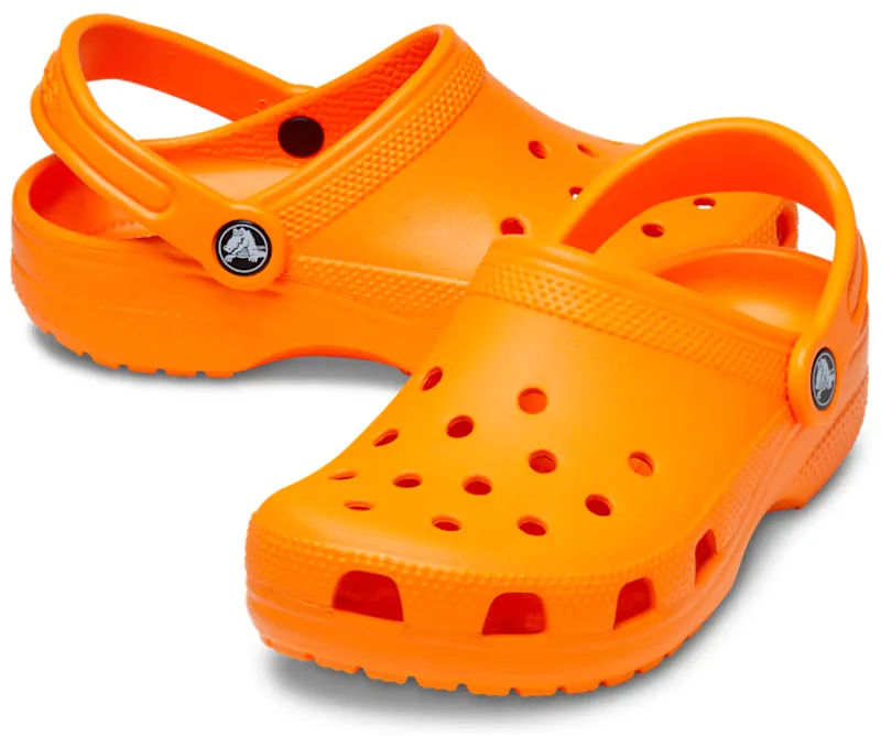 Crocs Classic Clog Kids in Orange Zing-1